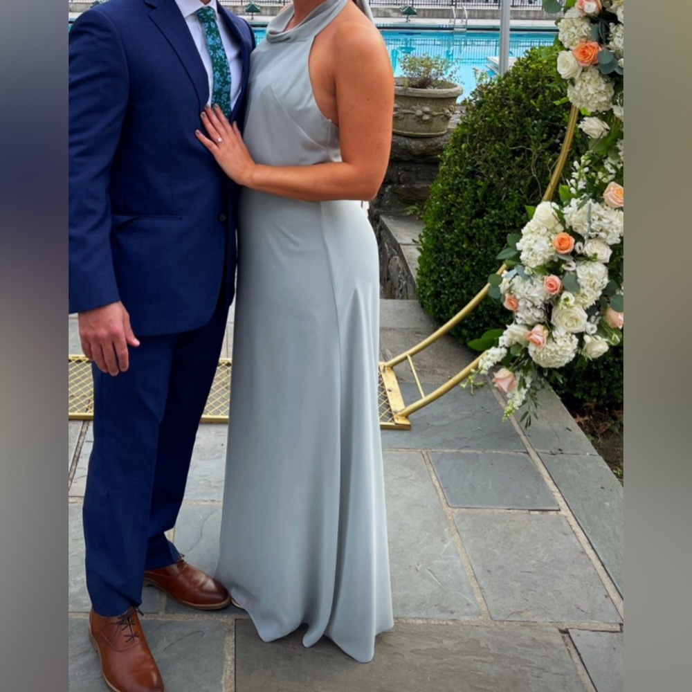 Jenny Yoo gown Brett - chiffon 
$280.00
Style: 12082
morning mist size 12
